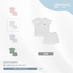 (0-12M) Bộ ngắn tay Bu Bubaby Sơ sinh - Bu baby sơ sinh - Bu baby bé trai - Bu baby bé gái - Bubaby chính hãng