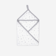 Chăn Ủ cho bé chất liệu sợi Muslin mềm mại, thiết kế có mũ ấm áp AMU081700 - BU Baby chăn ủ