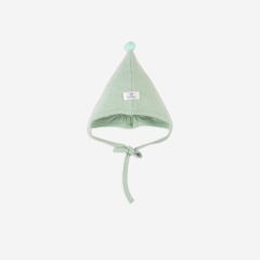 Mũ Sơ Sinh cho bé buộc dây Quả bông Bonnet, chất liệu Siro Cotton BuBaby ASR1943QB| Phụ kiện BuBaby chính hãng
