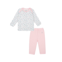 Bộ dài tay cổ chồm Leafly - Pure Cotton BCT110501 | Quần áo BuBaby chính hãng