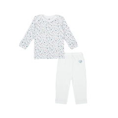 Bộ dài tay cổ chồm Leafly - Pure Cotton BCT110501 | Quần áo BuBaby chính hãng