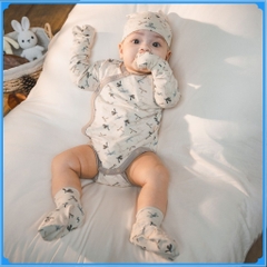 Bộ bao chân, bao tay Dona cho bé sơ sinh- ABB4000DN Bambus - Bu baby sơ sinh - Mũ bubaby - Bao tay Bubaby