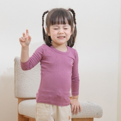 Bộ 3 áo giữ nhiệt dài tay cổ tròn giữ ấm cho bé chất liệu sợi gỗ sồi - Molist BMD310400 | Quần áo BuBaby chính hãng