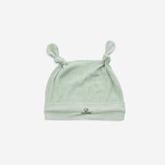 Mũ Sơ Sinh cho bé trơn tai thỏ, chất liệu Siro Cotton BuBaby ASR190001 | Phụ kiện BuBaby chính hãng