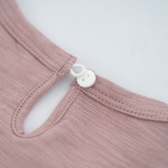 (12M-5Y) Bộ ngắn tay cài sau BCT1310BN Bèo ngực Cotton Slub Mimo cho bé gái  - Quần áo BU Baby chính hãng