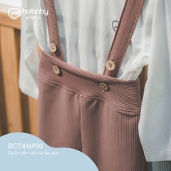 (6-3Y) Quần yếm dài túi ốp sau cho bé Bubaby - BCT416900