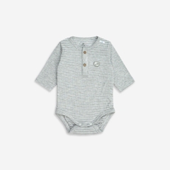 Body chip bé trai, bé gái 3-12M, chất liệu siro cotton BU Baby BSR220300 | Quần áo Bubaby chính hãng