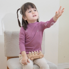 Set 3 áo giữ nhiệt dài tay cao cổ giữ ấm cho bé chất liệu sợi gỗ sồi - Molist BMD310904 | Quần áo BuBaby chính hãng