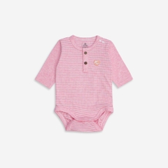 Body chip bé trai, bé gái 3-12M, chất liệu siro cotton BU Baby BSR220300 | Quần áo Bubaby chính hãng
