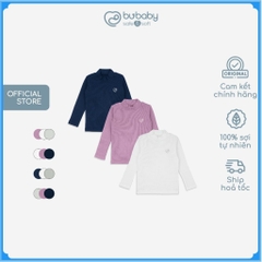 Set 3 áo giữ nhiệt dài tay cổ 3cm giữ nhiệt cho bé  - Molist BMD310903 | Quần áo BuBaby chính hãng