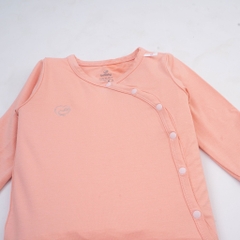 (0-12M - Hồng) BuBaby sơ sinh - Bodysuit cho bé kết hợp túi ngủ BBB211701