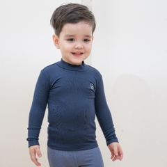 Set 3 áo giữ nhiệt dài tay cổ 3cm giữ nhiệt cho bé  - Molist BMD310903 | Quần áo BuBaby chính hãng