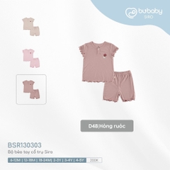 Bộ bèo tay cổ trụ Siro cho bé Bubaby BSR130303