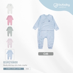 (0-9M) Bodysuit cho bé Sơ Sinh BSR210800 chất liệu Siro Cotton mềm mại BU Baby