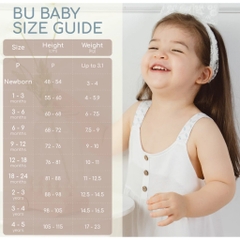 (NB-3M) Bộ dài tay cài chéo BCT110801 Mimo cho bé sơ sinh- Pure Cotton- Bubaby sơ sinh