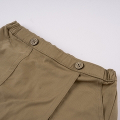 (2Y-5Y) Quần yếm đùi kaki cạp chun cho bé gái  - Kaki BCT103101 - Bu baby bé gái - Quần áo BuBaby chính hãng