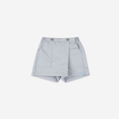 (2Y-5Y) Quần yếm đùi kaki cạp chun cho bé gái  - Kaki BCT103101 - Bu baby bé gái - Quần áo BuBaby chính hãng