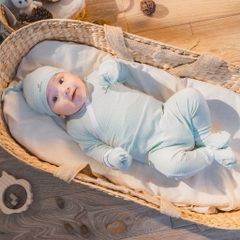 Bộ bao chân, bao tay Siro Stripy - Siro ASR4000ST- Bubaby sơ sinh - Mũ Bubaby - Bao tay Bubaby