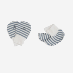 Bộ bao chân, bao tay Siro Stripy - Siro ASR4000ST- Bubaby sơ sinh - Mũ Bubaby - Bao tay Bubaby