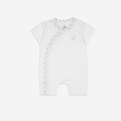 (6-9M-Blue) Body ngắn tay cài chéo Iconic cho bé từ 1-12 tháng chất liệu sợi tre mềm mại - Bambus BBB2308NS