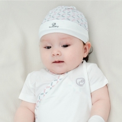 Mũ tròn Iconic dễ thương chất liệu mềm mại, thoải mái cho bé - Bambus ABB1922NS | Phụ kiện BuBaby chính hãng
