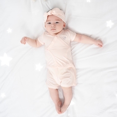 Bộ quần áo ngắn tay cài chéo Twinkle BuBaby cho bé chất liệu sợi tre - Bambus BBB130801 | Quần áo chính hãng