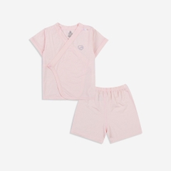 Bộ quần áo ngắn tay cài chéo Twinkle BuBaby cho bé chất liệu sợi tre - Bambus BBB130801 | Quần áo chính hãng
