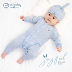 (0-9M) Bodysuit cho bé Sơ Sinh BSR210200 chất Siro Cotton mềm mại - BU baby sơ sinh