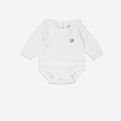 (1M-12M) Bộ đồ liền thân dài tay cài vai BSR2101ST  Siro Stripy cho bé sơ sinh -	Bubaby sơ sinh – Quần áo Bubaby
