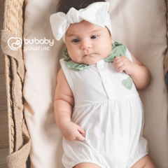 (0-12M) Body chip sát nách bèo cổ BBB243300 - Bu Baby sơ sinh - Bambus Gami