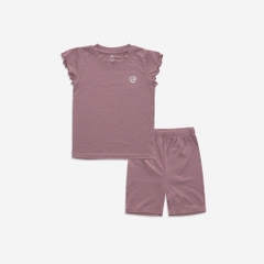 Bộ quần áo bèo tay cổ tròn Siro cho bé gái từ 6 tháng đến 5 tuổi - Siro BSR130402 | Quần áo Bubaby