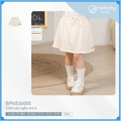 (6M-5Y) Chân váy ngắn chữ A - Ponie BPN536000 - Bubaby bé gái - Chân váy Bu baby