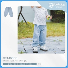 (1Y-5Y) Quần dài giả Jean Chun gấu Bubaby - Quần dài Bubaby - Quần Bubaby