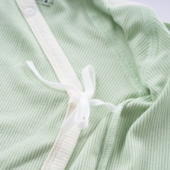 Bộ ngắn tay cài chéo cho bé sơ sinh từ 1 đến 9 tháng tuổi - Siro BSR130801 | Quần áo BuBaby chính hãng