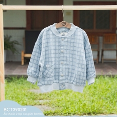 (1Y-5Y) Bubaby Áo khoác 2 lớp cho bé BCT390200 - BCT390201 - Bubaby bé trai – Bubaby bé gái – Quần áo Bubaby