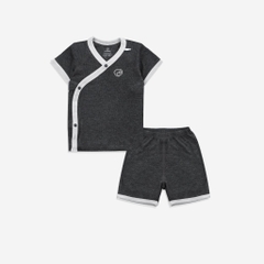 Bộ ngắn tay cài chéo cho bé sơ sinh từ 1 đến 9 tháng tuổi - Siro BSR130801 | Quần áo BuBaby chính hãng