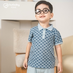 (6M-5Y) Bộ ngắn tay cổ Polo Iconic 3 BPN130310- Quần áo Bubaby - Bubaby bé trai - Bu baby bé gái