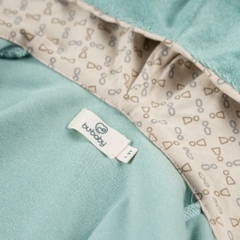 Áo choàng tắm buộc dây chui đầu cho trẻ sơ sinh - Terry Cotton ATR614301- áo choàng tắm cho bé