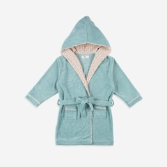 Áo choàng tắm buộc dây chui đầu cho trẻ sơ sinh - Terry Cotton ATR614301- áo choàng tắm cho bé