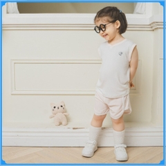 (1Y-5Y) Bộ sát nách cổ V Siro - BU baby bé trai - Bu baby bé gái Quần áo Bu Baby chính hãng Siro BSR140600