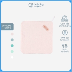 Set 2 Khăn mặt vuông mềm mại cho bé - BU Siro ATR102300 | Phụ kiện BuBaby chính hãng