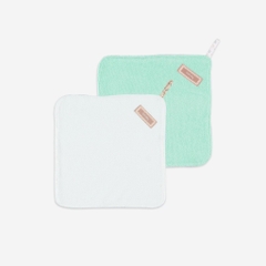 Set 2 Khăn mặt vuông mềm mại cho bé - BU Siro ATR102300 | Phụ kiện BuBaby chính hãng