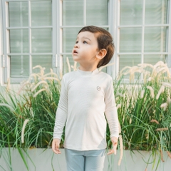 (6M-5Y) Áo dài tay cao cổ BSR310901 Siro Jacquard nhiều màu sắc - Siro - Bubaby bé trai – Bubaby bé gái – Quần áo Bubaby