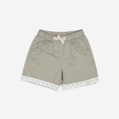 Quần đùi bé gái túi bèo cách điệu cho bé từ 1 đến 5 tuổi - Pure Cotton BCT4331TB | Quần áo BuBaby chính hãng