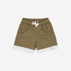 Quần đùi bé gái túi bèo cách điệu cho bé từ 1 đến 5 tuổi - Pure Cotton BCT4331TB | Quần áo BuBaby chính hãng