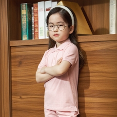 (6M-9M) Áo ngắn tay cổ Polo BuBaby cho bé chất liệu sợi tre và bông hữu cơ - Ponie BPN330302 | Quần áo chính hãng