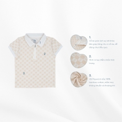 (1Y-5Y) Áo Polo ngắn tay BPN336100 Kéo khóa Ponie Bubaby bé trai – Bubaby bé gái – Quần áo Bubaby