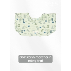 (Freesize) Yếm cho bé cài sau U like ACT011003- Bubaby sơ sinh