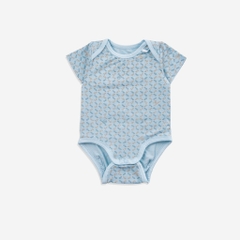 (0-12M) Bodychip ngắn tay cổ chồm BBB2305NS Iconic cho bé sơ sinh vải sợi tre mềm mại - Bambus  | Bubaby sơ sinh