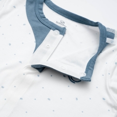 (0-12M) Body dài tay cài giữa Glory - Bambus BBB210203 - Bu baby sơ sinh